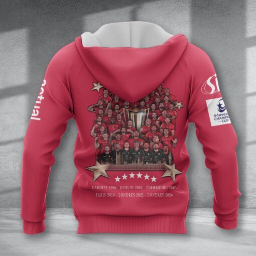 Sweat à capuche Stade Toulousain Champions d’Europe – Image 3