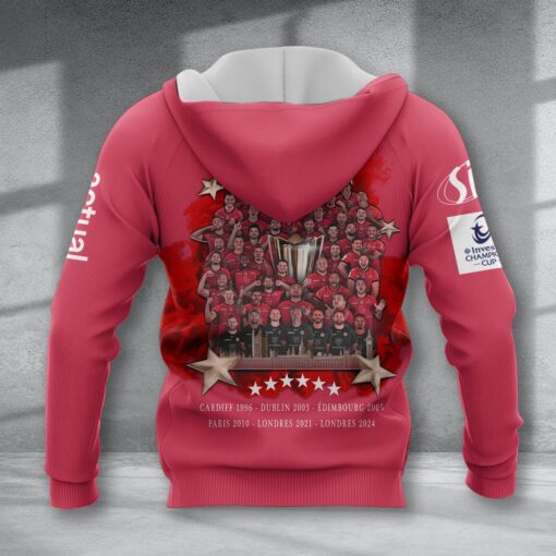 Sweat à capuche Stade Toulousain Champions d’Europe – Image 3