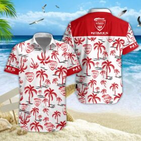 Chemise hawaïenne Nîmes Olympique