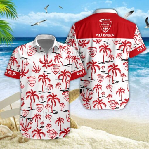 Chemise hawaïenne Nîmes Olympique