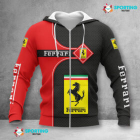Hoodie zippé Ferrari