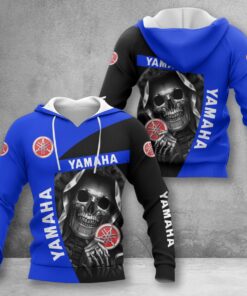 Sweat à capuche Yamaha Blue