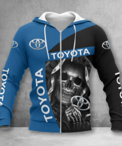 Hoodie zippé Toyota Blue