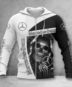 Hoodie zippé Mercedes-Benz White