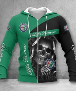 Hoodie zippé Alfa Romeo