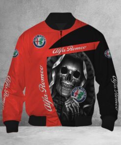 Blouson bomber Alfa Romeo Red