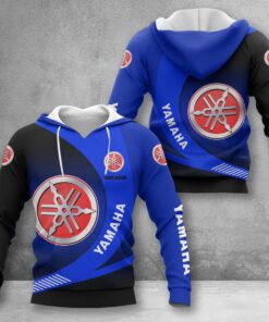 Sweat à capuche Yamaha Blue