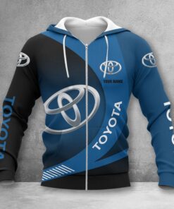 Hoodie zippé Toyota Blue