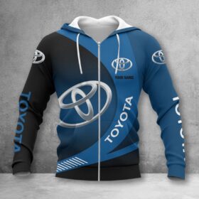 Hoodie zippé Toyota Blue