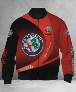 Blouson bomber Alfa Romeo Red