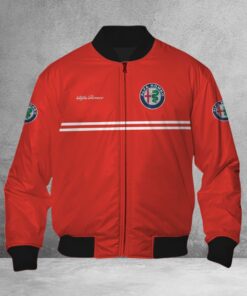 Blouson bomber Alfa Romeo Red