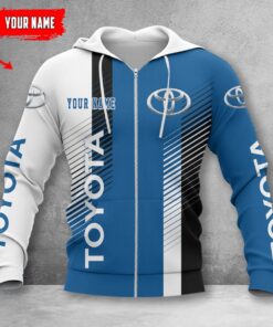 Hoodie zippé Toyota Blue