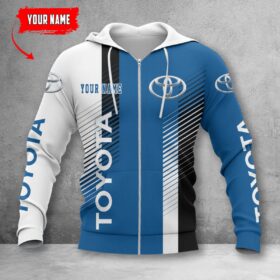 Hoodie zippé Toyota Blue