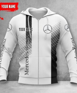 Hoodie zippé Mercedes-Benz White
