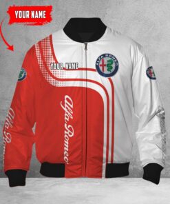 Blouson bomber Alfa Romeo Red