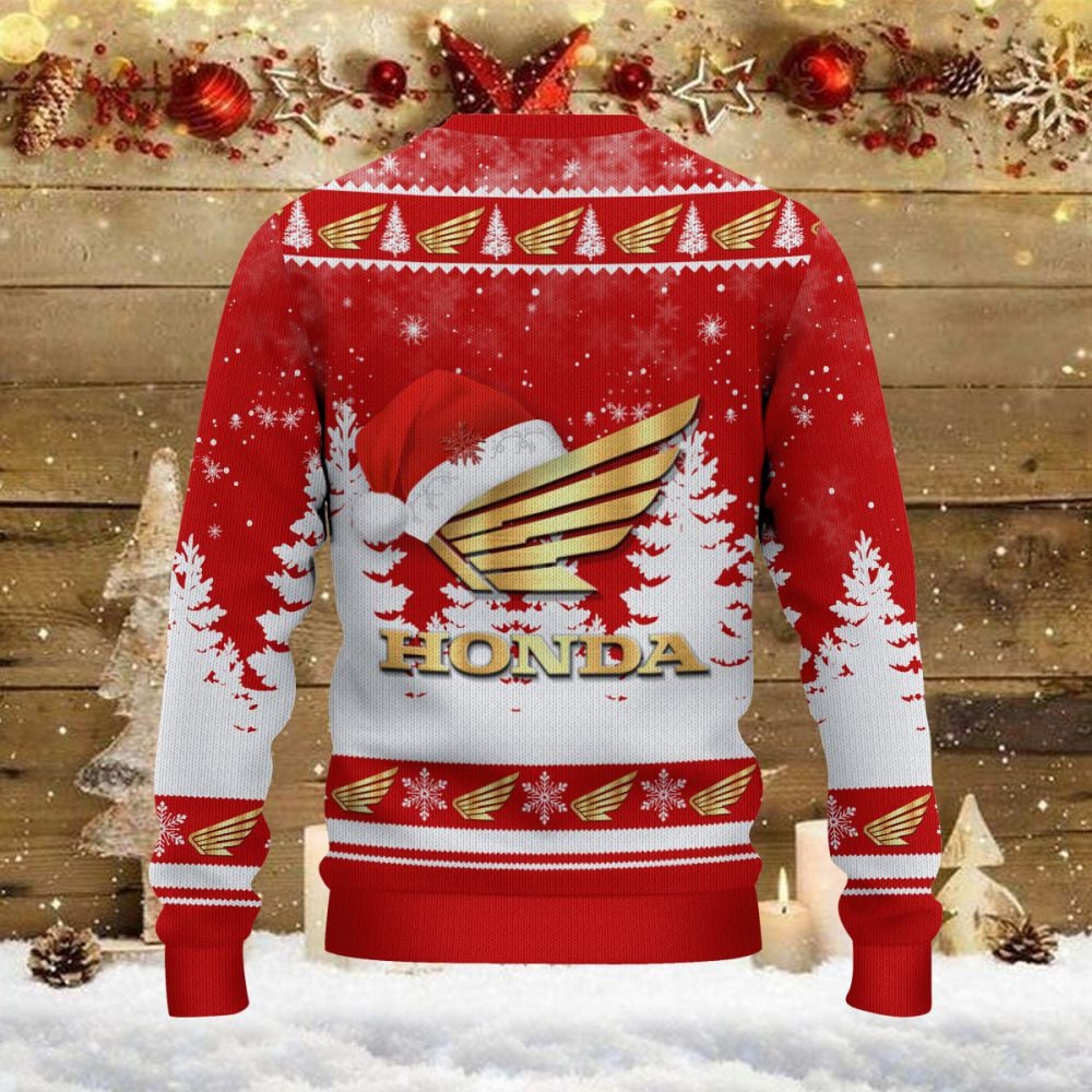 Pull de Noël moche Honda Motorcycle – Ugly Christmas Sweater – Image 3