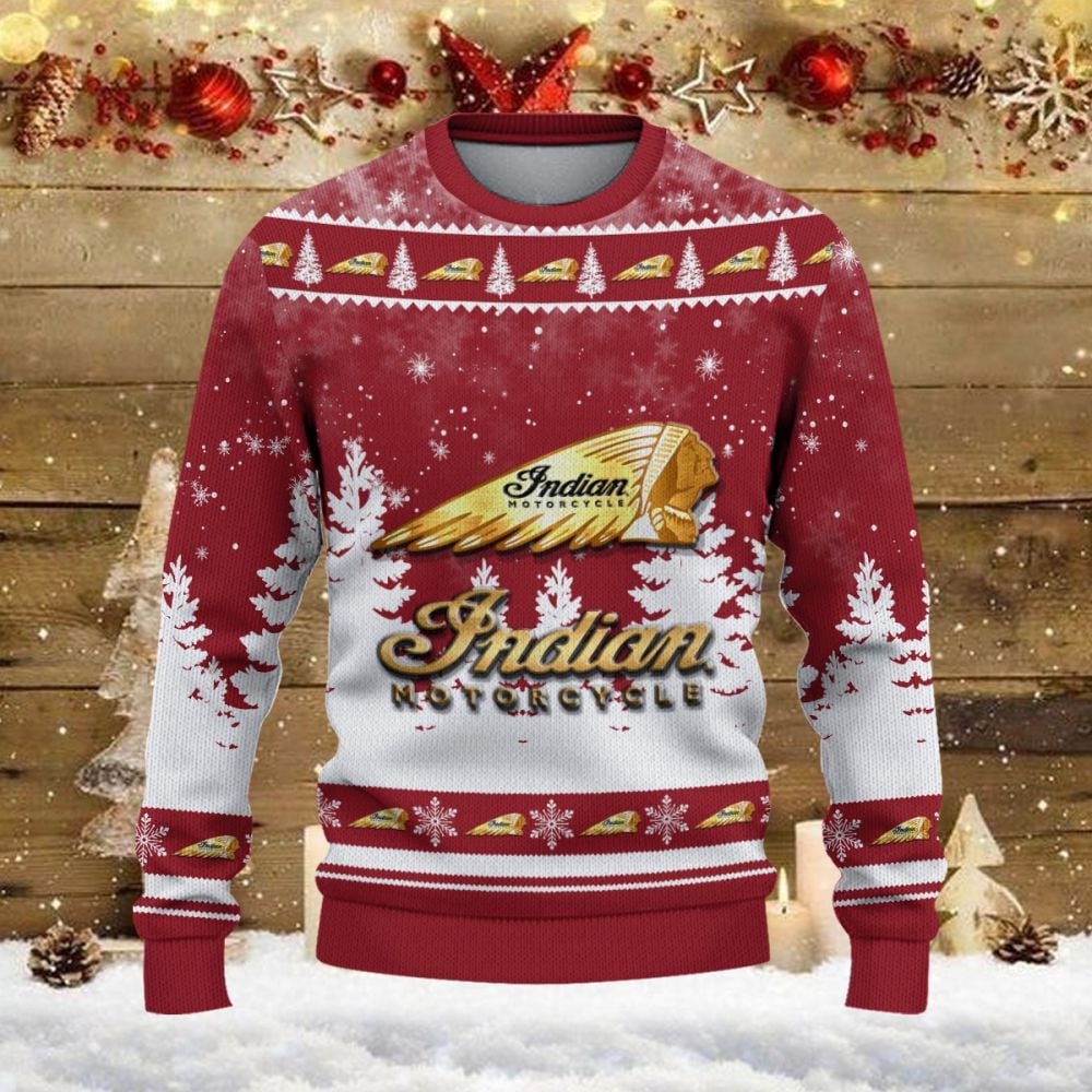 Pull de Noël moche Indian Motorcycle - Ugly Christmas Sweater – Image 2