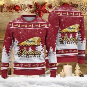 Pull de Noël moche Indian Motorcycle – Ugly Christmas Sweater