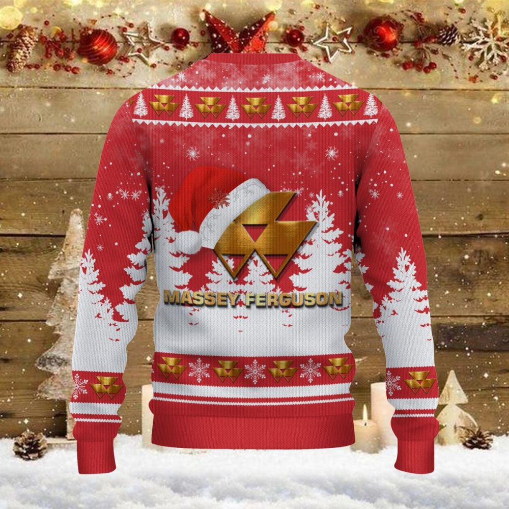 Pull de Noël moche Massey Ferguson - Ugly Christmas Sweater – Image 3
