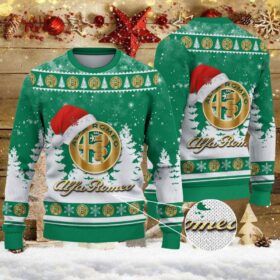 Pull de Noël moche Alfa Romeo – Ugly Christmas Sweater