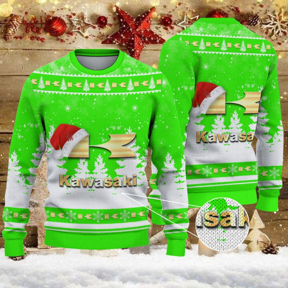 Pull de Noël moche Kawasaki - Ugly Christmas Sweater