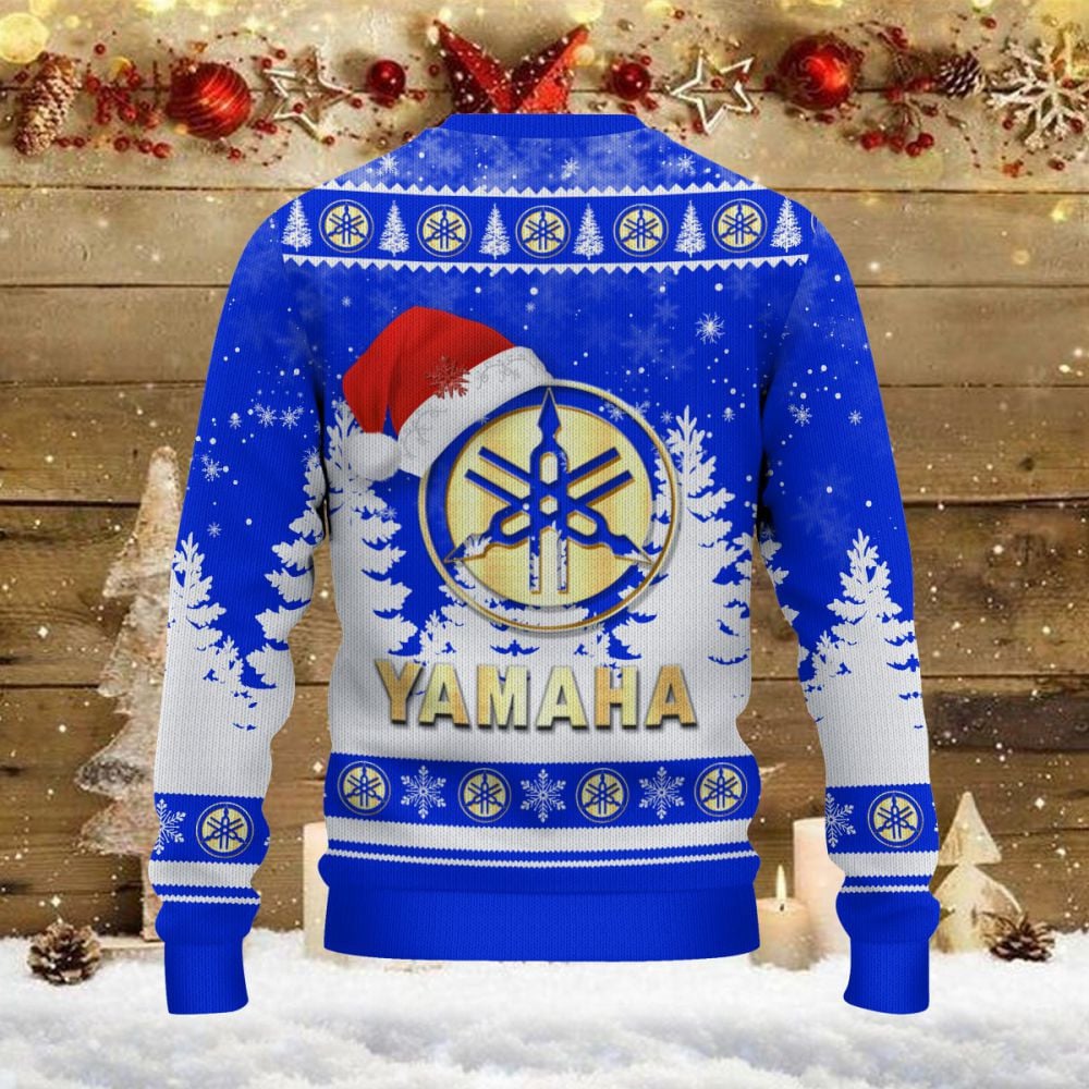 Pull de Noël moche Yamaha Blue - Ugly Christmas Sweater – Image 3