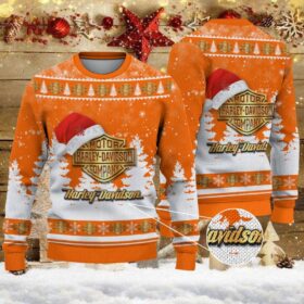 Pull de Noël moche Harley-Davidson – Ugly Christmas Sweater