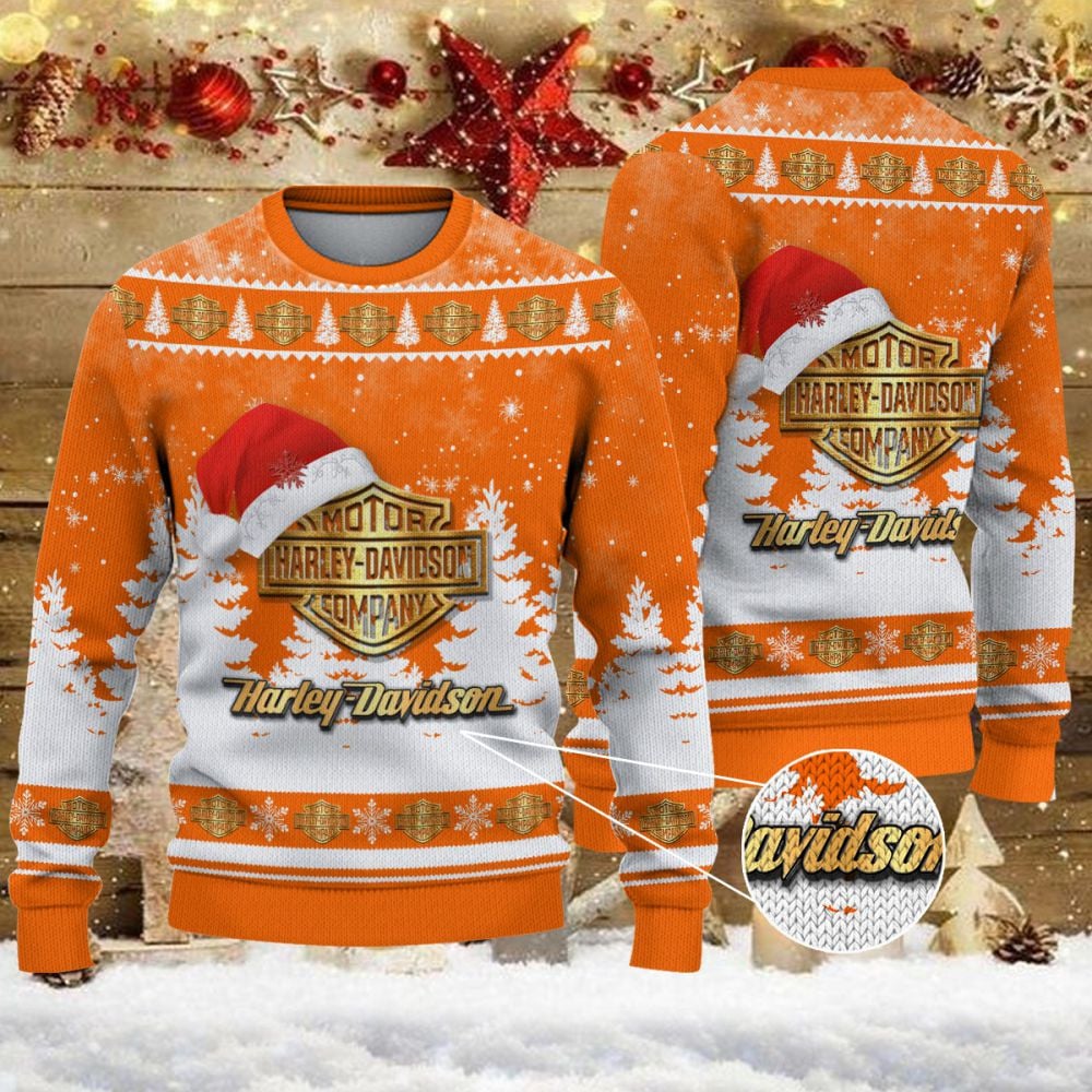 Pull de Noël moche Harley-Davidson - Ugly Christmas Sweater