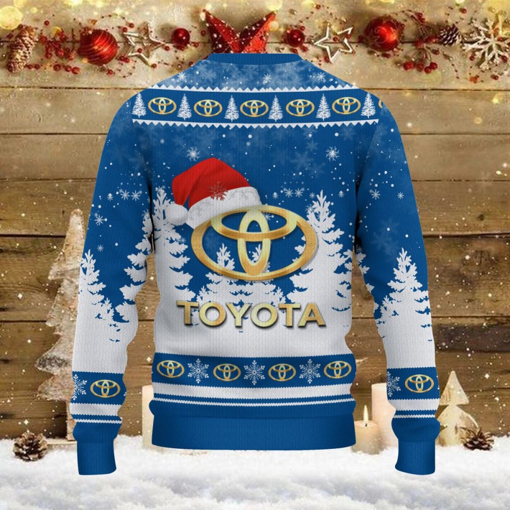 Pull de Noël moche Toyota Blue – Ugly Christmas Sweater – Image 3