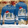 Pull de Noël moche Toyota Blue – Ugly Christmas Sweater