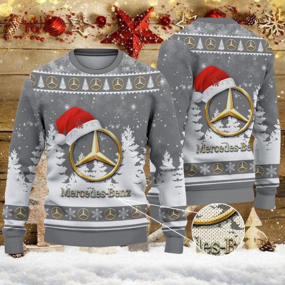 Pull de Noël moche Mercedes-Benz – Ugly Christmas Sweater