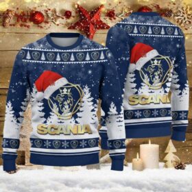 Pull de Noël moche Scania – Ugly Christmas Sweater