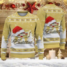 Pull de Noël moche Cadillac – Ugly Christmas Sweater