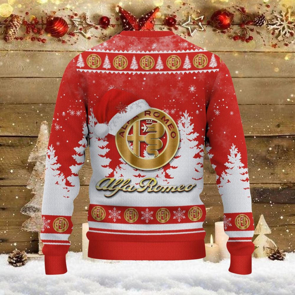 Pull de Noël moche Alfa Romeo Red – Ugly Christmas Sweater – Image 3
