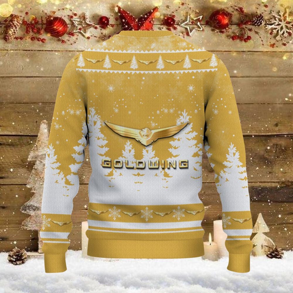 Pull de Noël moche Honda Gold Wing – Ugly Christmas Sweater – Image 3
