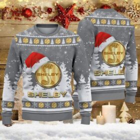 Pull de Noël moche Ford Shelby – Ugly Christmas Sweater