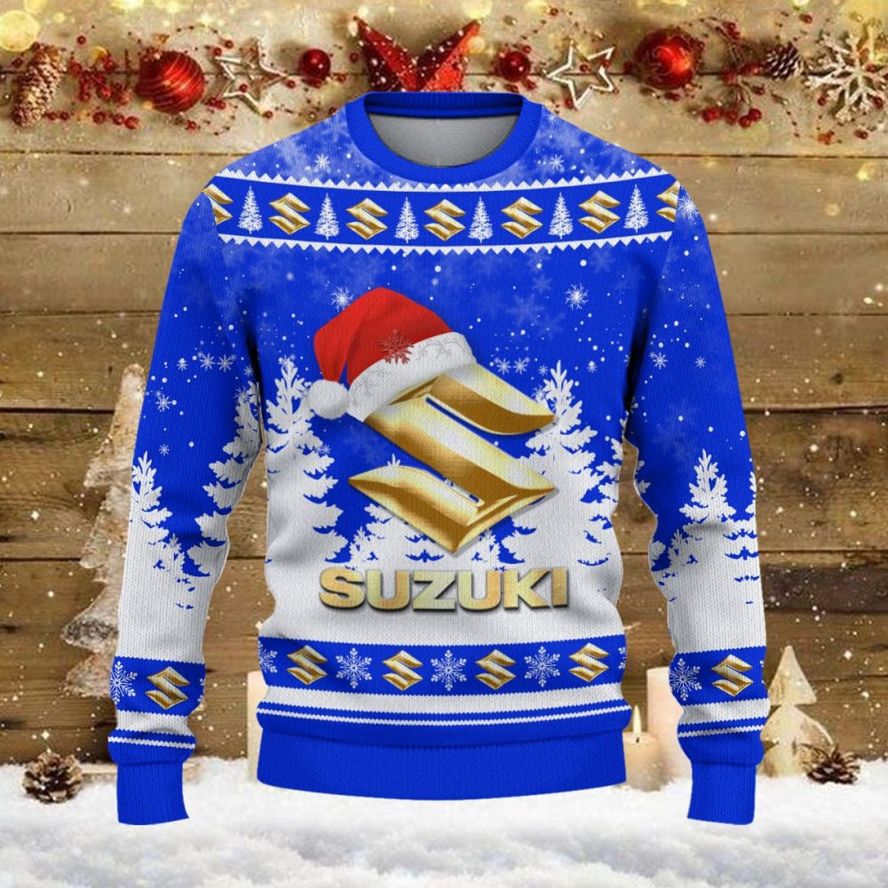 Pull de Noël moche Suzuki Blue - Ugly Christmas Sweater – Image 2