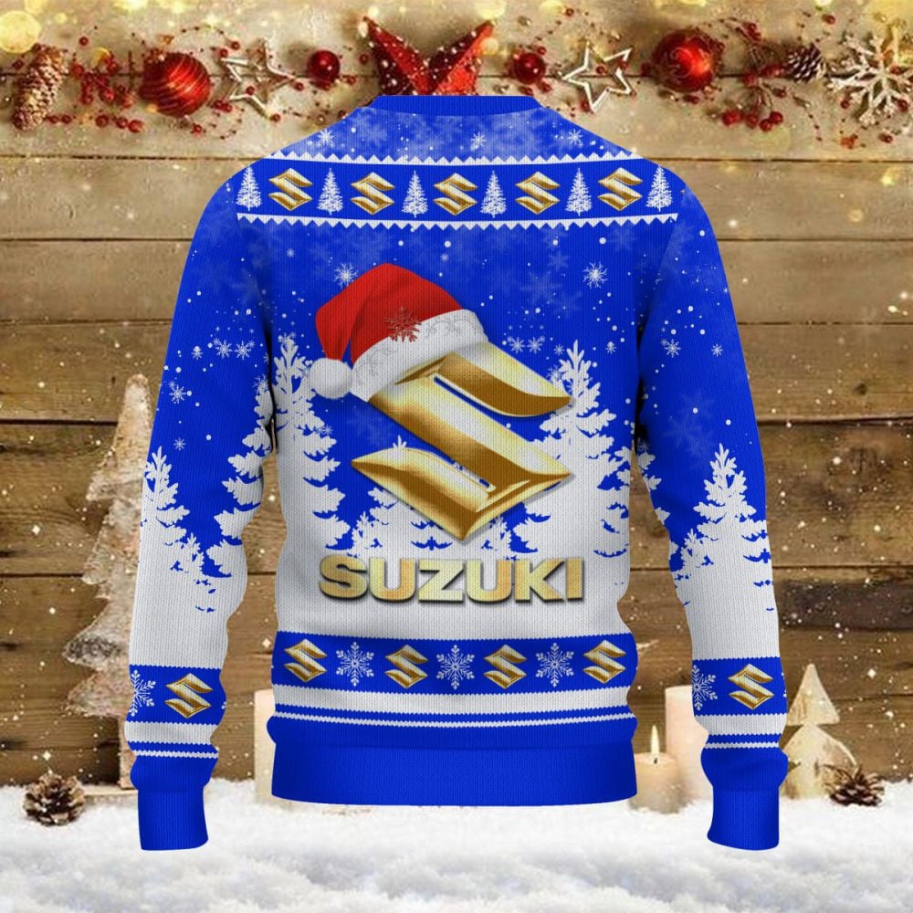 Pull de Noël moche Suzuki Blue - Ugly Christmas Sweater – Image 3