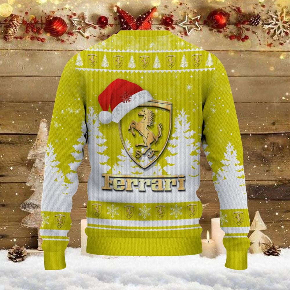 Pull de Noël moche Ferrari – Ugly Christmas Sweater – Image 3