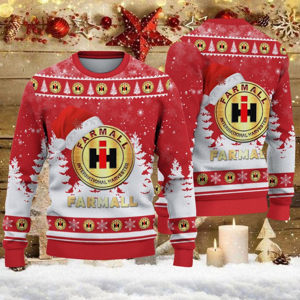Pull de Noël moche Farmall - Ugly Christmas Sweater