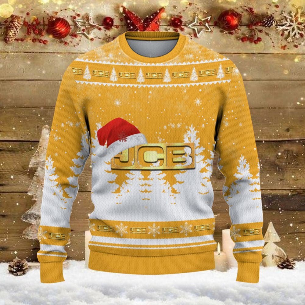 Pull de Noël moche JCB Agricultural Tractors - Ugly Christmas Sweater – Image 2