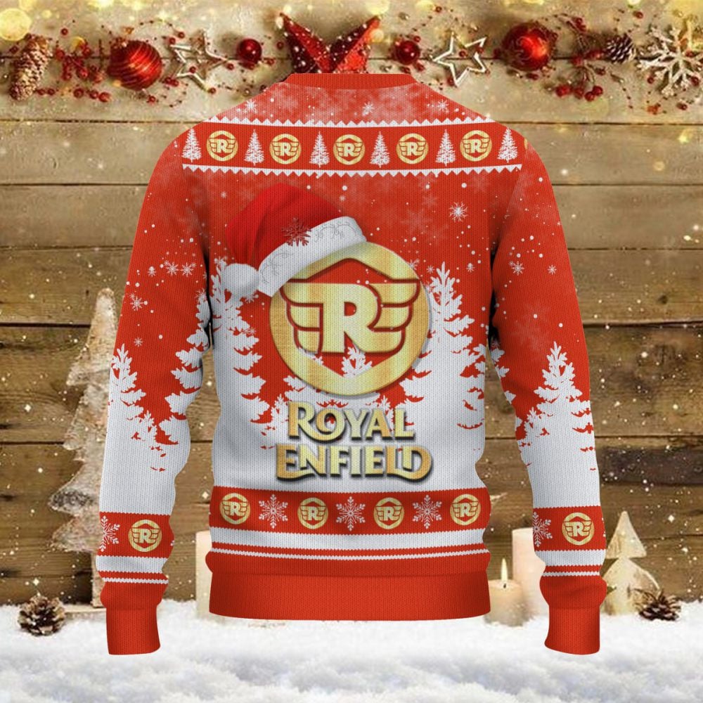Pull de Noël moche Royal Enfield - Ugly Christmas Sweater – Image 3