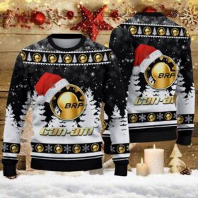 Pull de Noël moche BRP Can-am – Ugly Christmas Sweater
