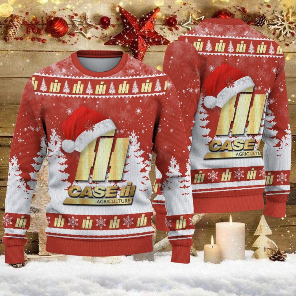 Pull de Noël moche Case IH - Ugly Christmas Sweater