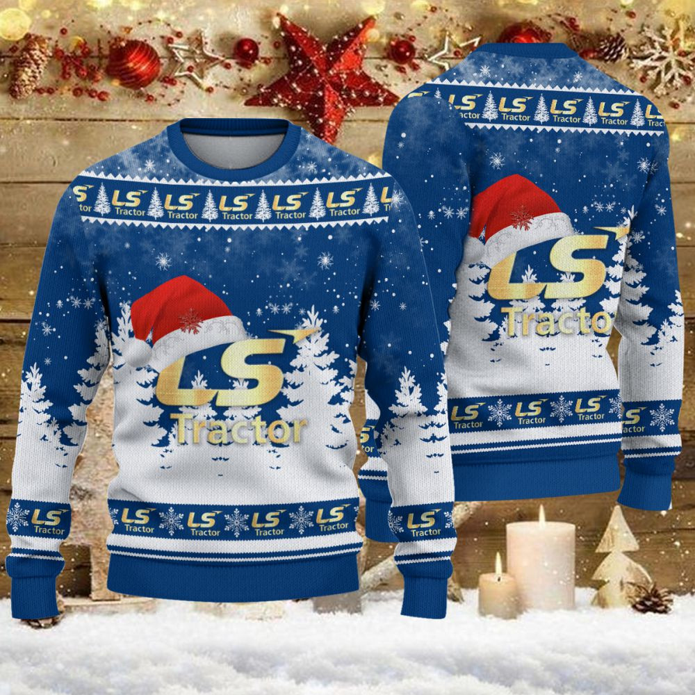 Pull de Noël moche LS Tractor - Ugly Christmas Sweater