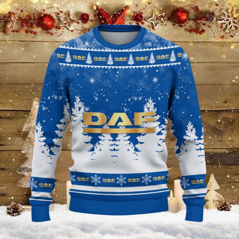 Pull de Noël moche DAF Trucks - Ugly Christmas Sweater – Image 2