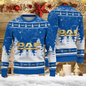 Pull de Noël moche DAF Trucks – Ugly Christmas Sweater