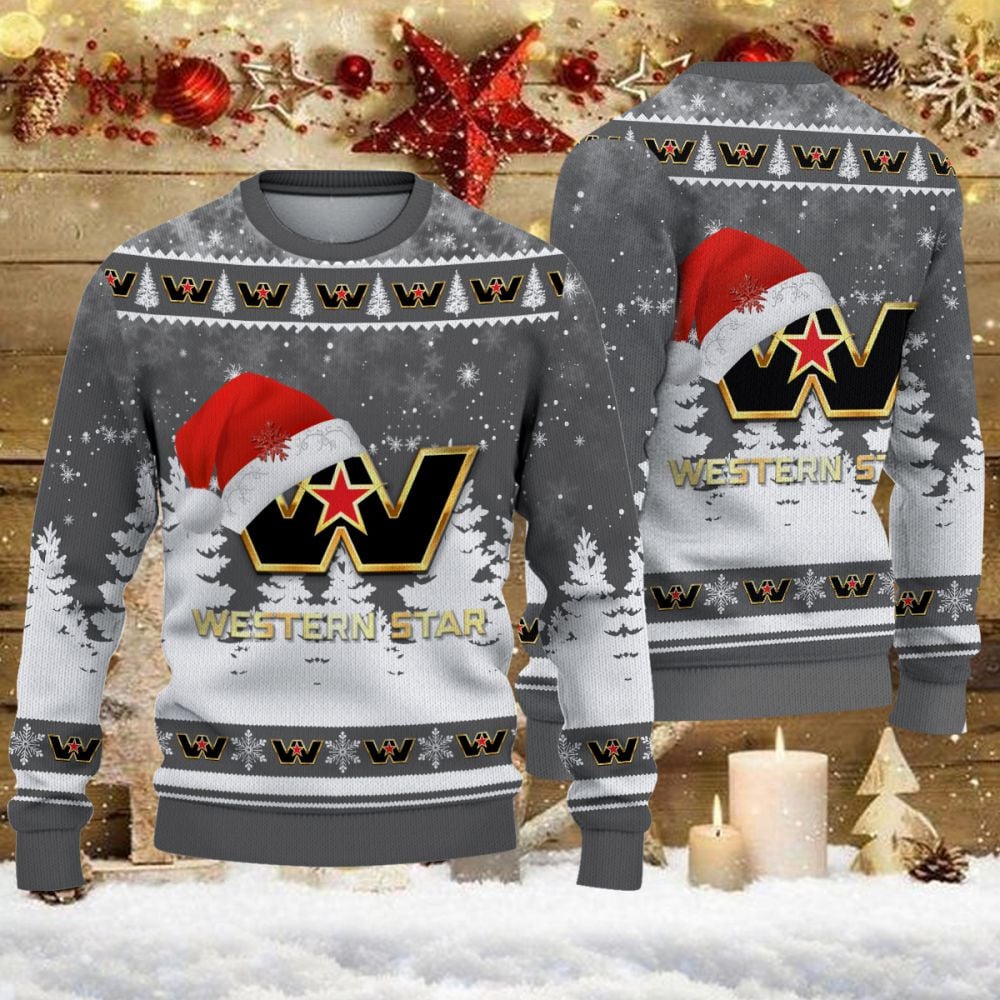 Pull de Noël moche Western Star - Ugly Christmas Sweater