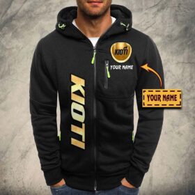 Veste à capuche zippée Kioti