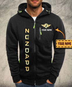 Veste à capuche zippée Zundapp